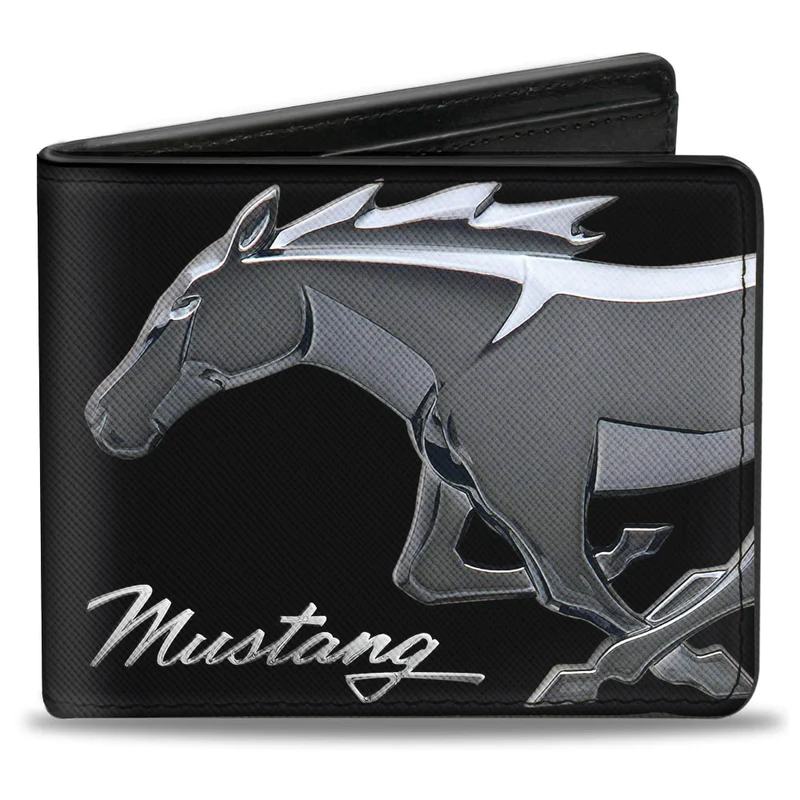 Ford Mustang Geldbörse mit Pony Head und Mustang Schriftzug