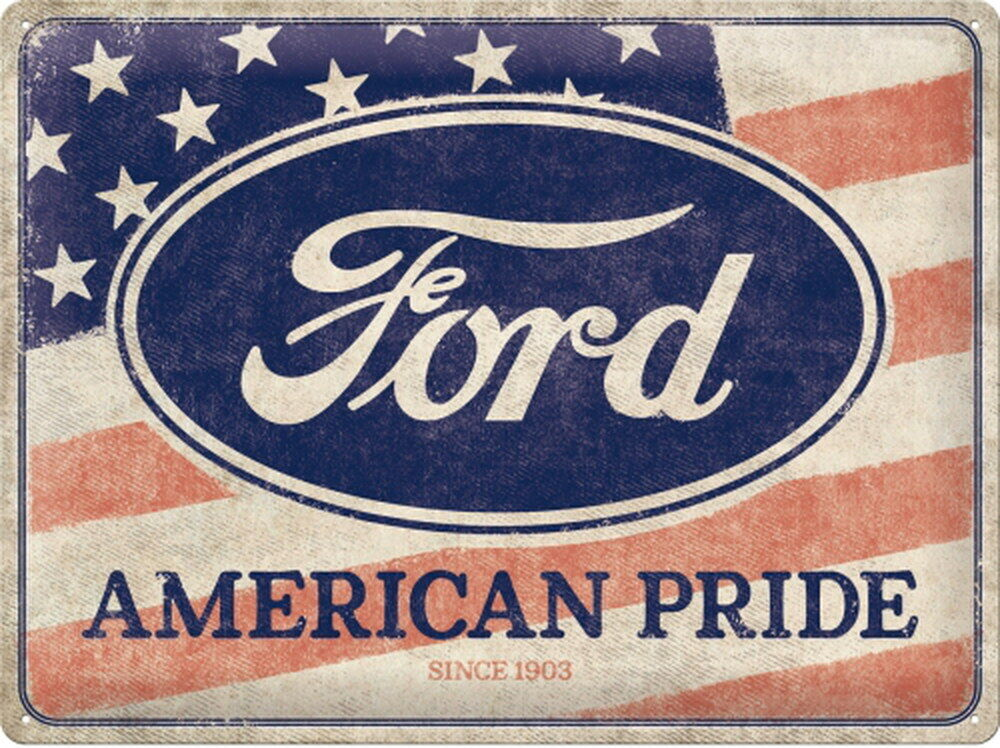 Ford Blechschild - American Pride - 40x30cm