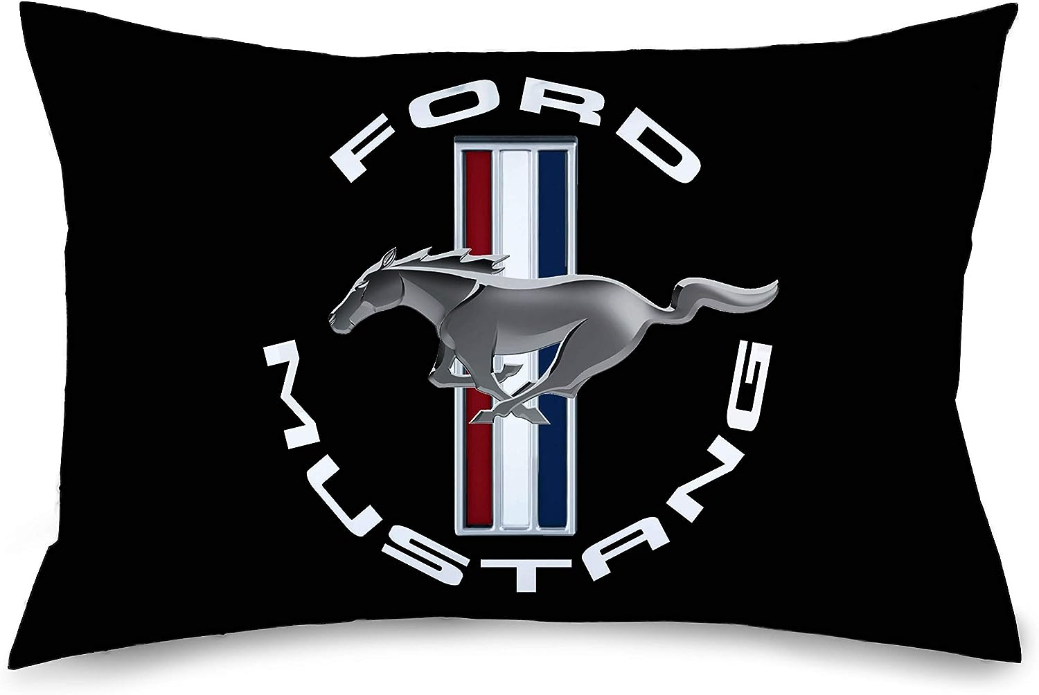 Ford Mustang Kissenbezug Tri-Bar Logo 25cm x 15cm