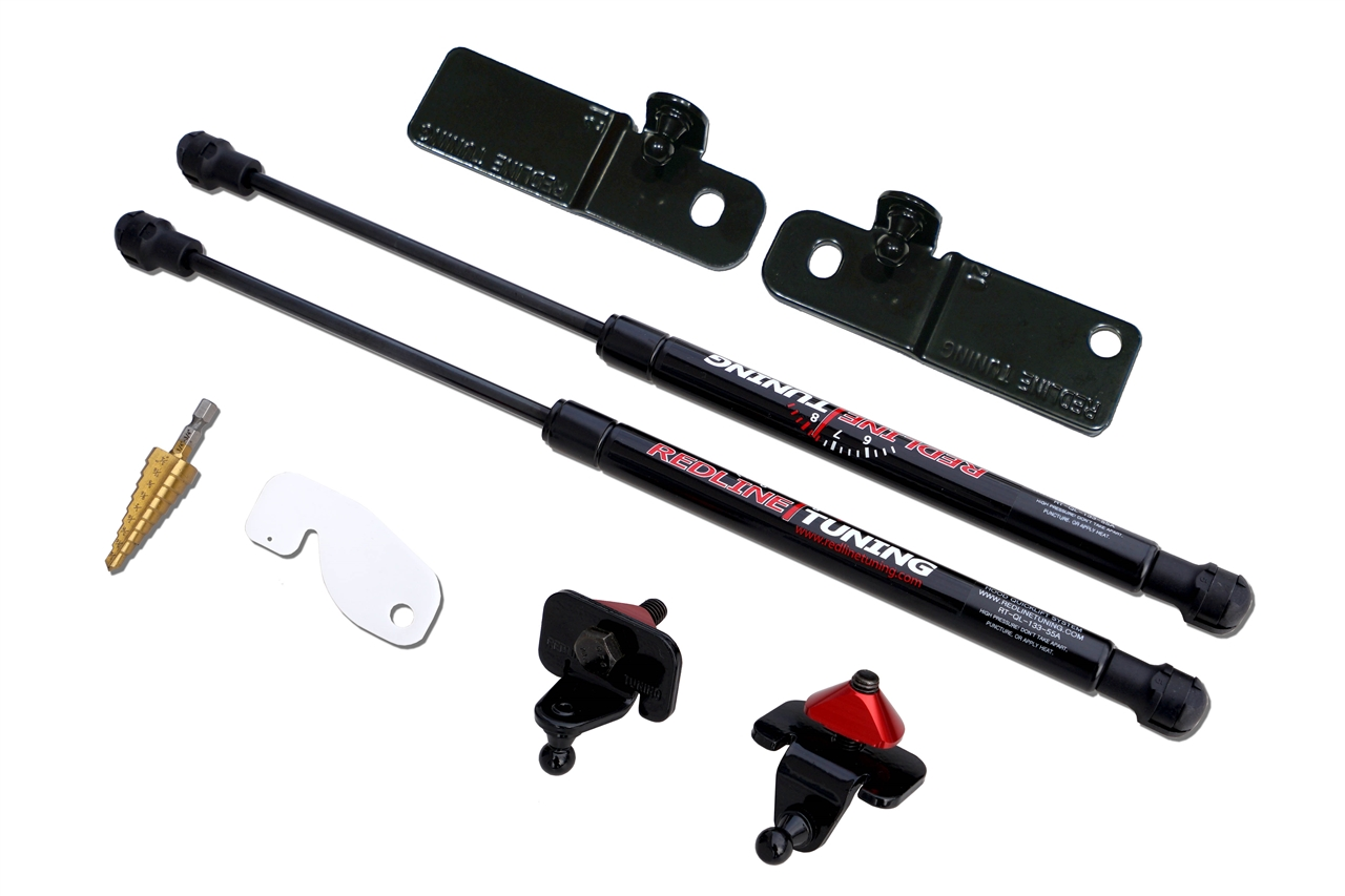 Ford Mustang Haubenlifter - Redline Tuning QuickLIFT PLUS (15-23 GT, EB)