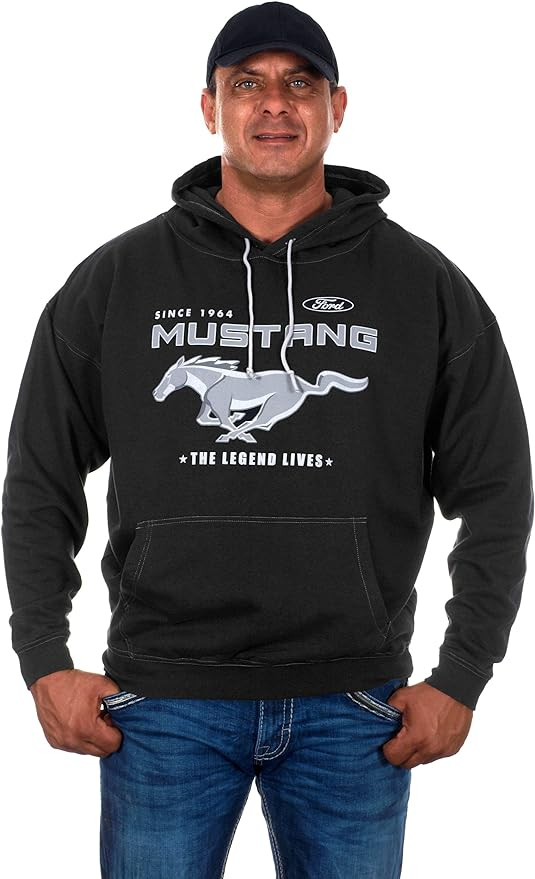 Ford Mustang Hoodie - The Legend Lives - schwarz