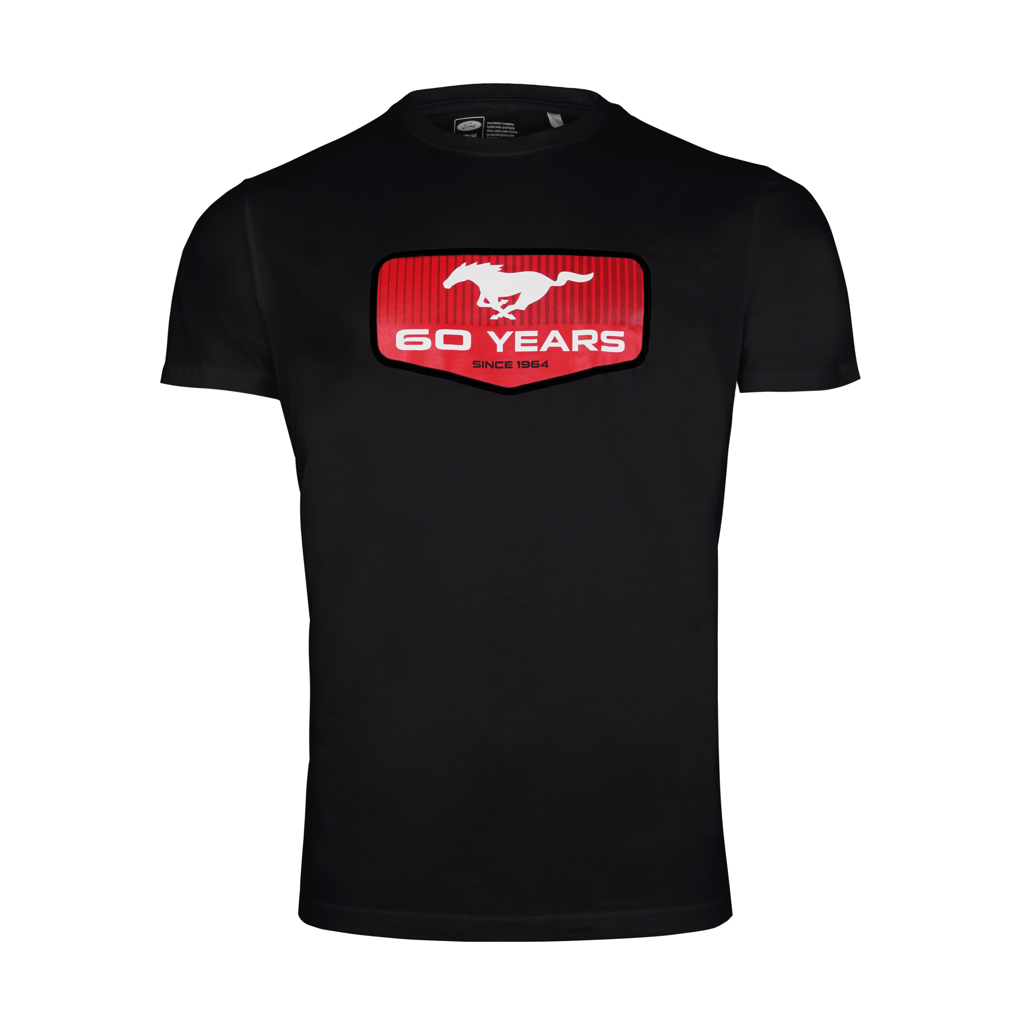 Ford Mustang T-Shirt 60 Years schwarz