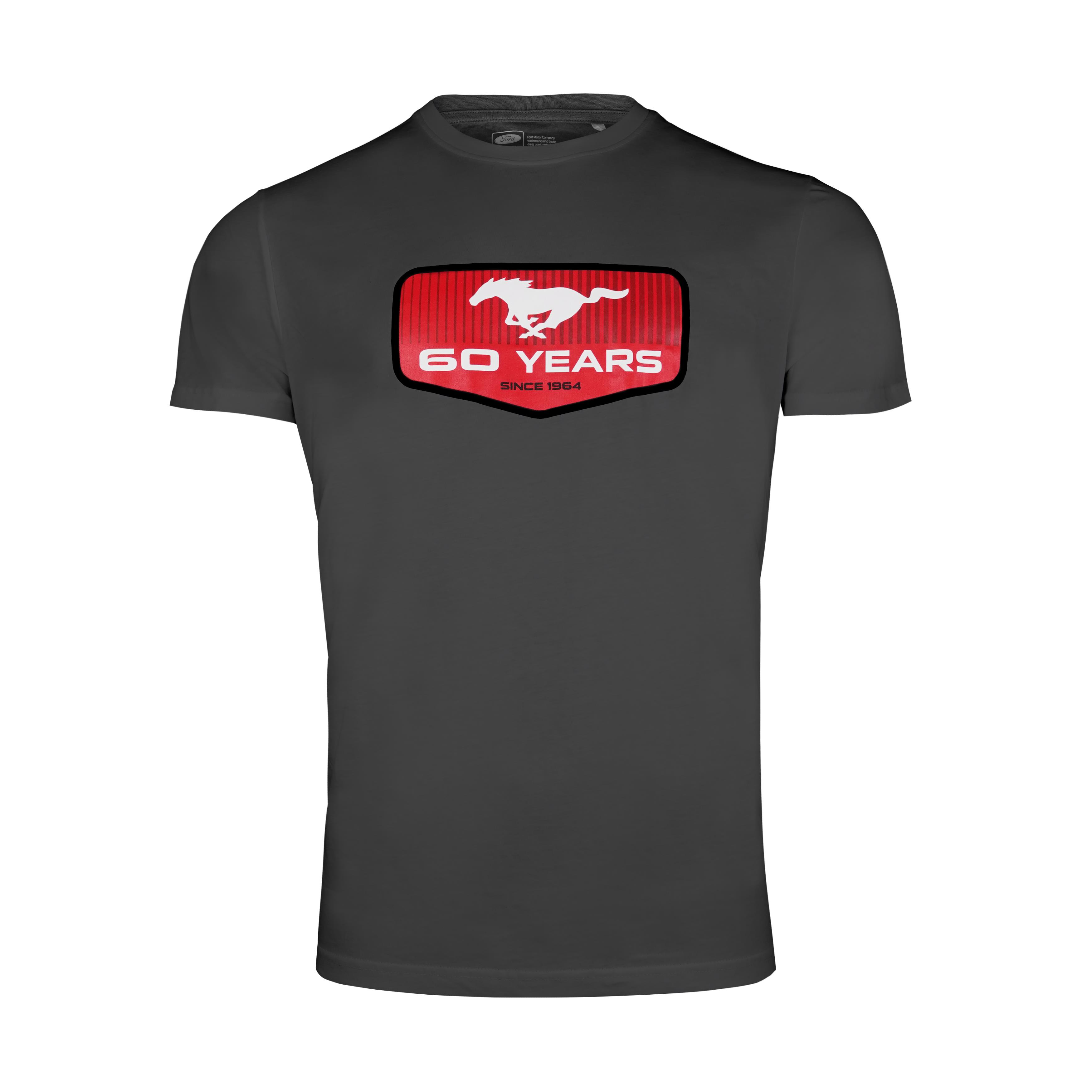 Ford Mustang T-Shirt 60 Years grau