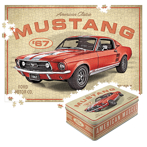 Ford Mustang Geschenk: Puzzle, 1000 Teile