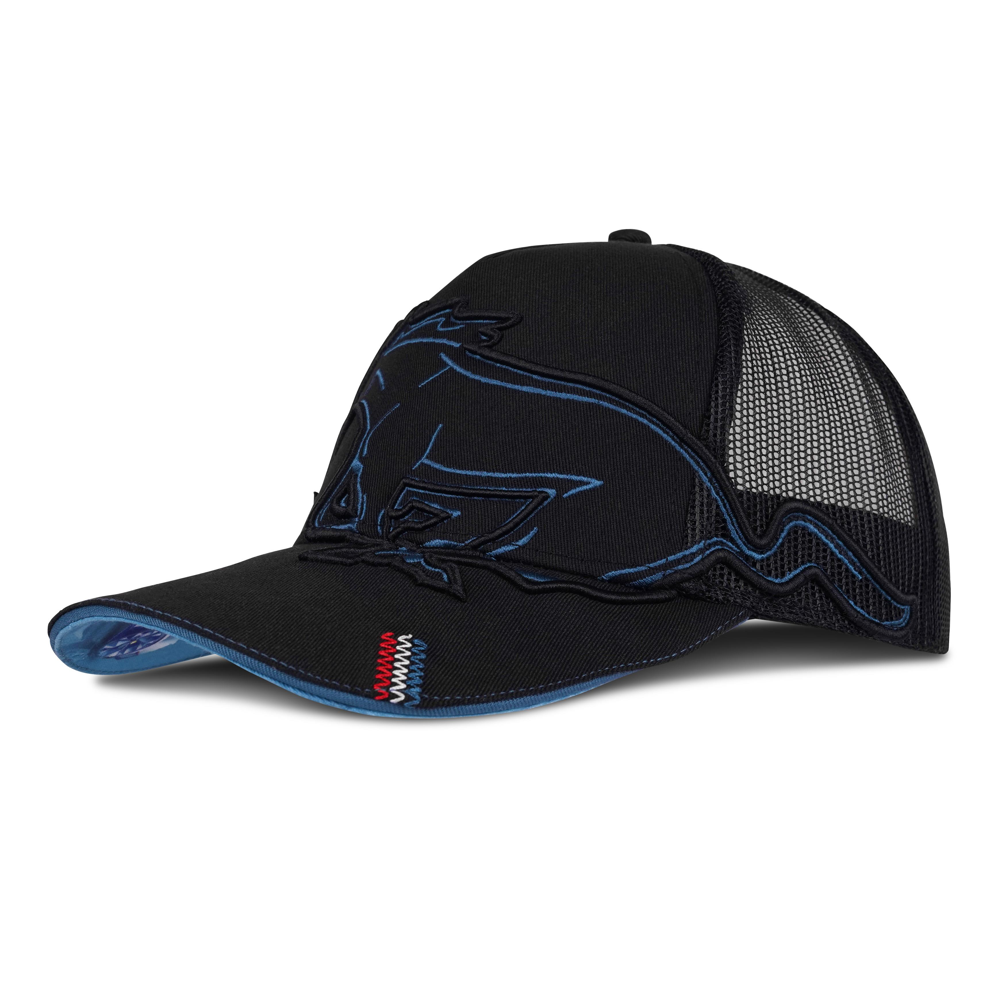 Ford Mustang Baseball Trucker-Cap - Pony - schwarz petrol