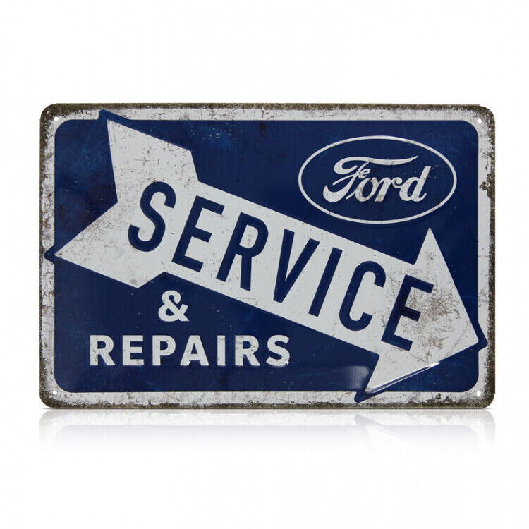 Ford Blechschild - Service & Repairs - 20x30cm