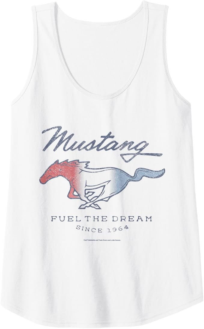 Ford Mustang Ladies Top Fuel The Dream - weiß