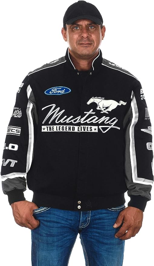 Ford Mustang Jacke - Bestickte Twill Jacke