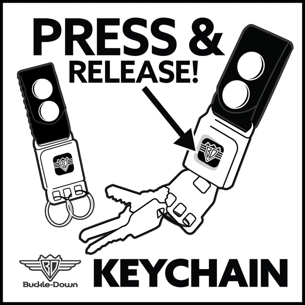 Ford Mustang Schlüsselanhänger Running Pony Logo Schwarz Keychain