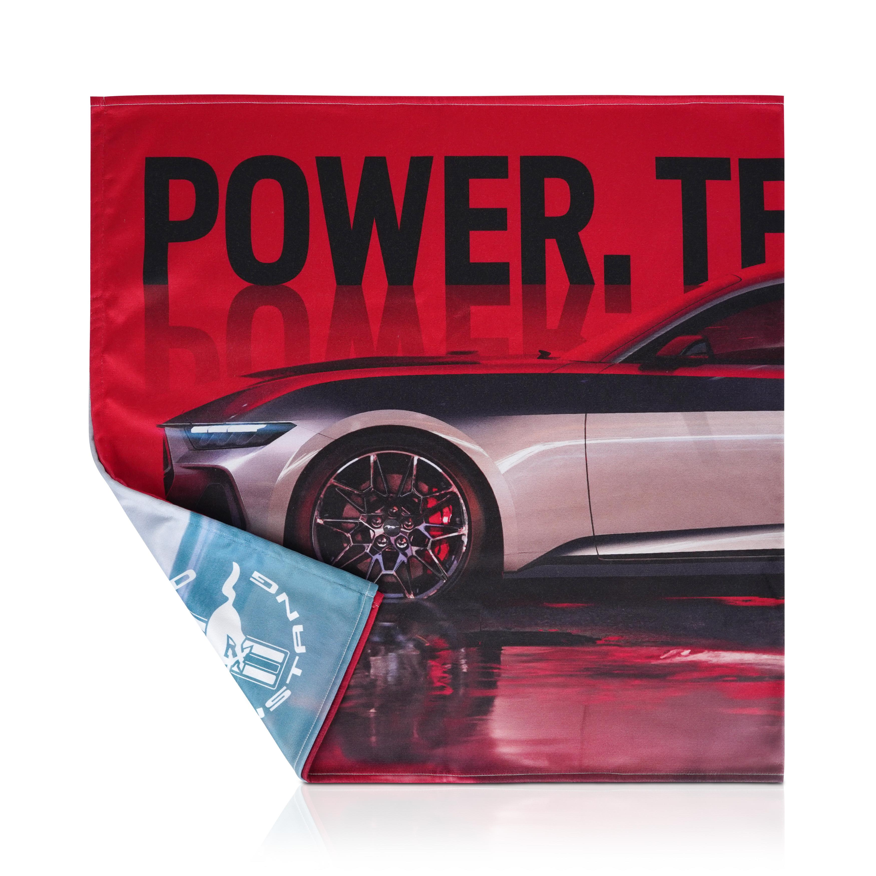 Ford Mustang Badetuch - Power Tech Style - Modernes Mustang Handtuch